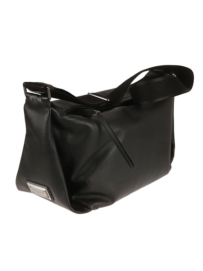 Dolce & Gabbana Calf Leather Bag With Structured Silhouette