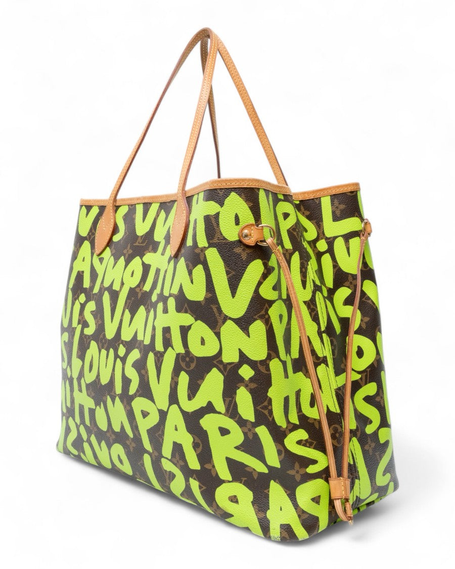 Louis Vuitton Neverfull Gm Tote In Limited Edition Graffiti Monogram