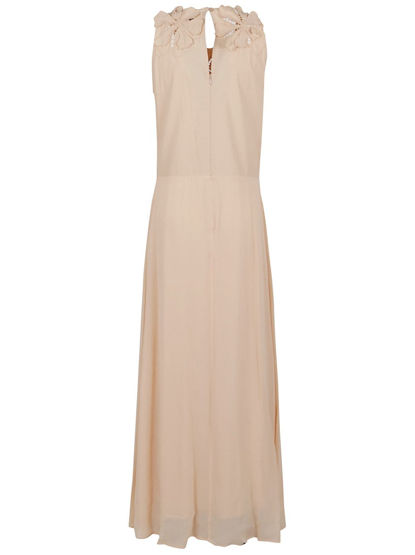 Forte Forte Floral Appliqué Maxi Dress