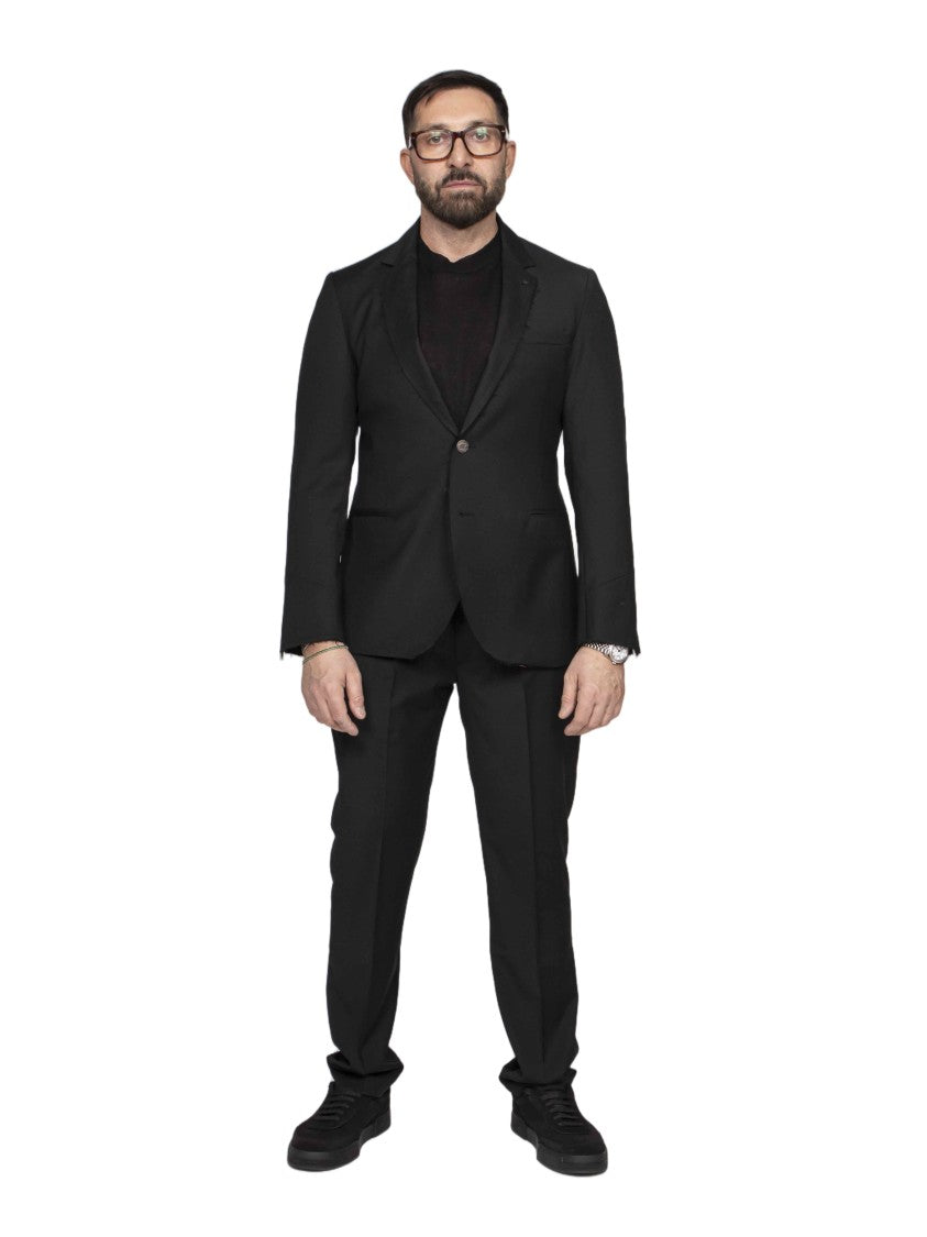 Messagerie Night Black Single-Button Tailored Blazer