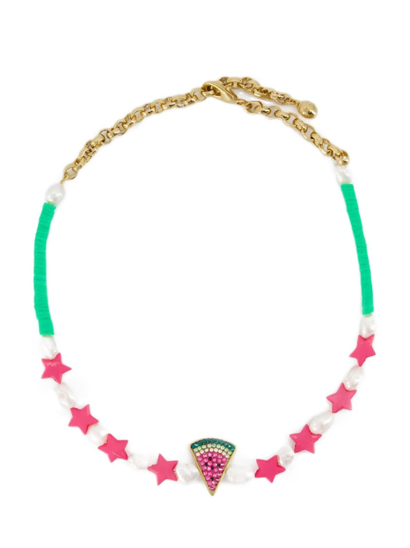 Shourouk Watermelon - Brass - Multi