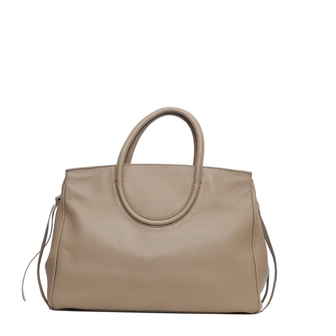 Staud Dune Leather Maude Carryall With Structured Silhouette