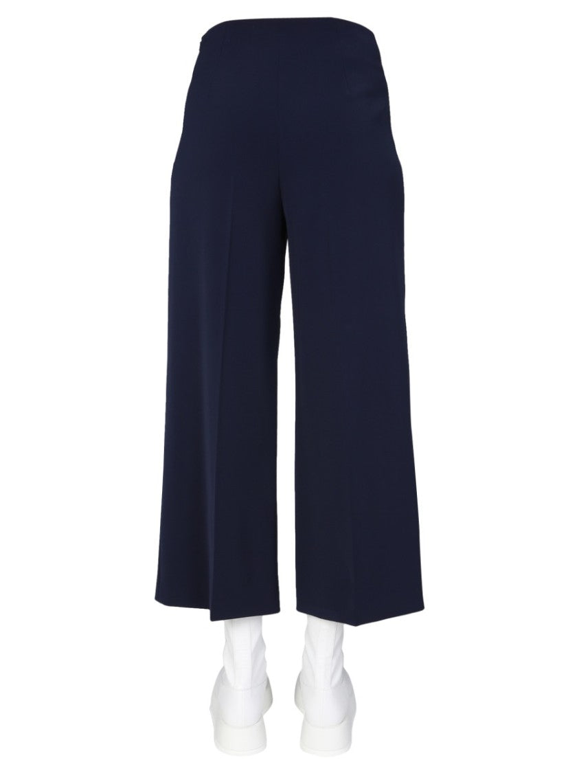 Boutique Moschino Cropped Wide Leg Trousers