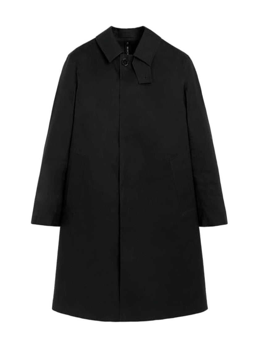 Mackintosh Minimalist Mackintosh Coat With Concealed Button Placket