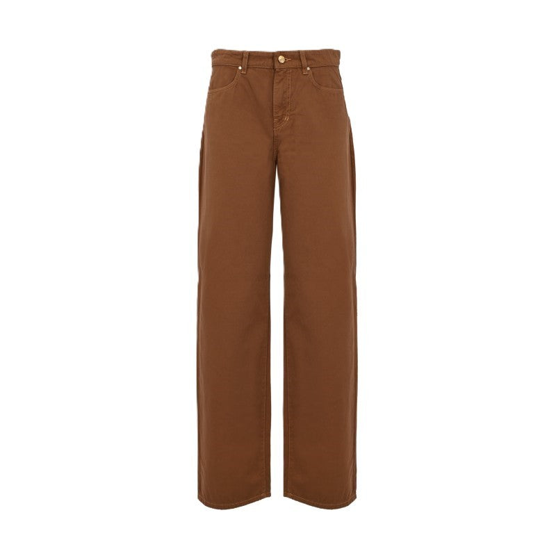 Max Mara High-Waisted Wide-Leg Pants With Classic Five-Pocket Design