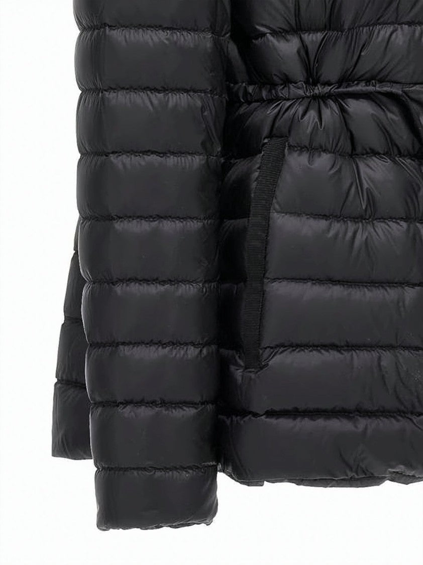 Moncler Quilted Down Jacket With Adjustable Collar
