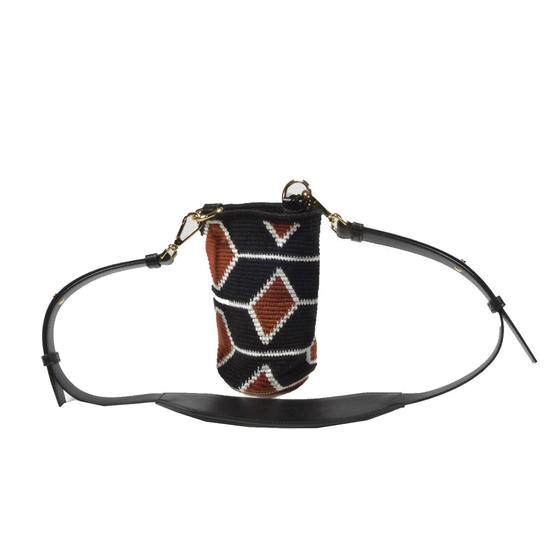 Colville Geometric Patterned Handcrafted Cotton Bucket Bag