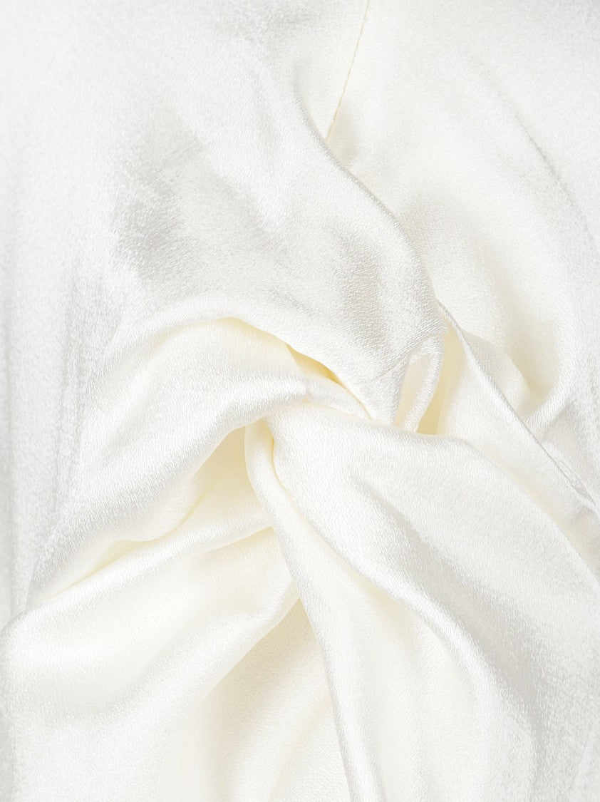 Victoria Beckham Twist Shoulder Blouse