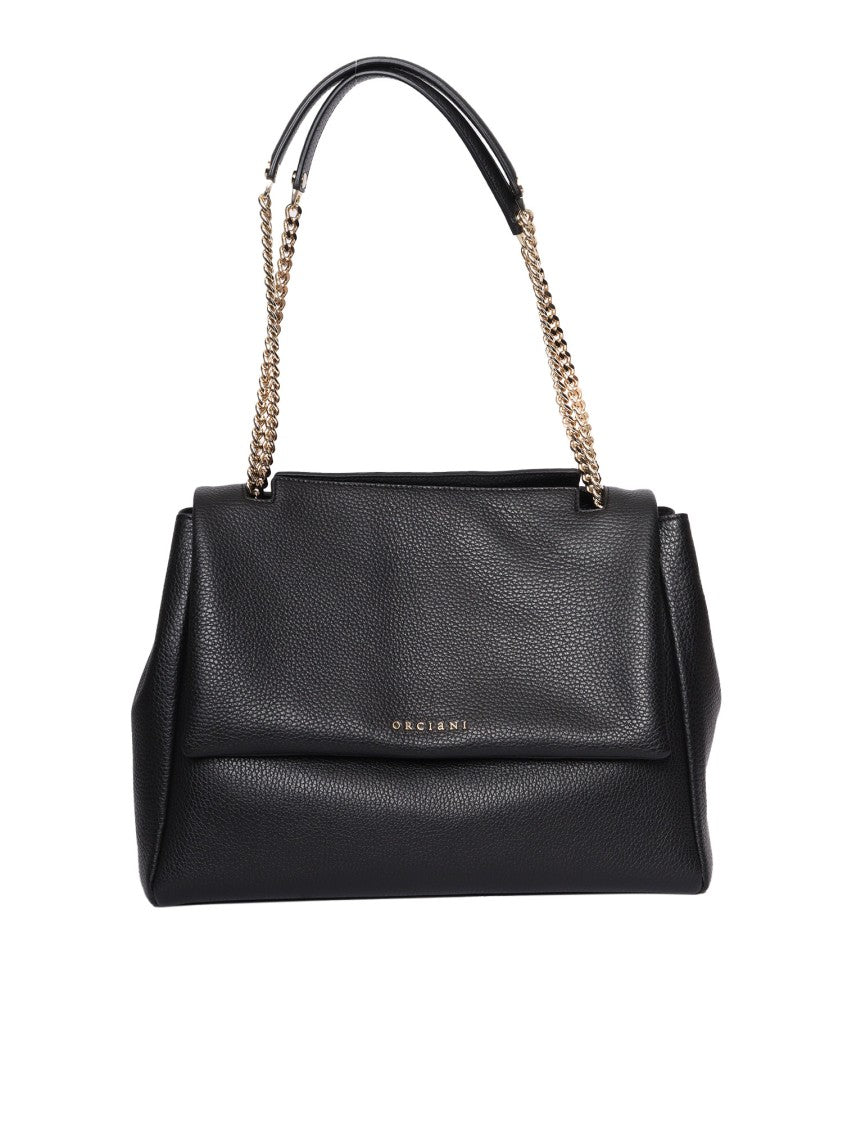 Claudio Orciani Structured Handheld Tote Bag In Smooth Calf Leather
