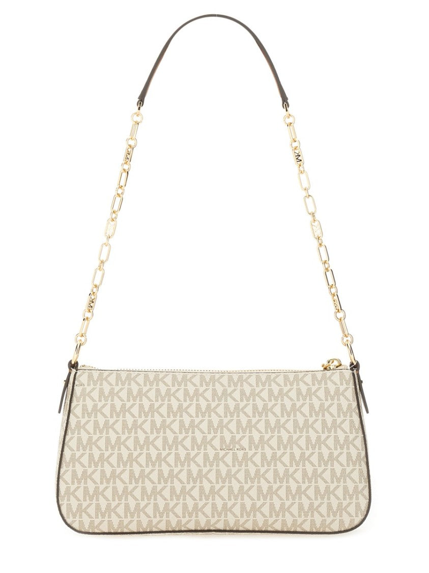 Michael Michael Kors Rectangular Medium Clutch With Gold-Tone Hardware