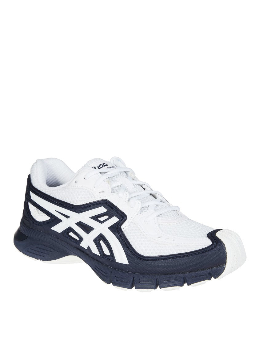 Comme Des Garçons White Mesh Black Overlays Sneakers