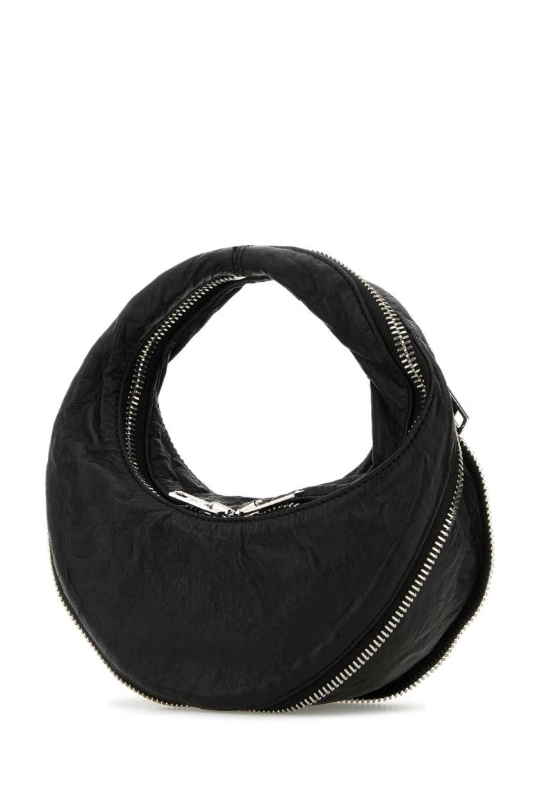 Alexander Wang Black Leather Twist Handbag
