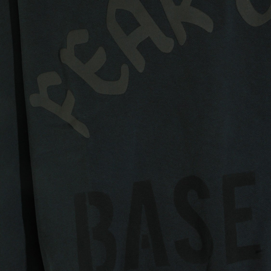 Fear Of God Relaxed Fit Crew Neck Sweater With Tonal Print