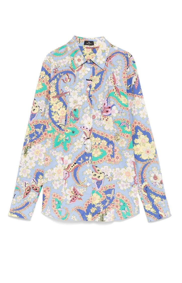 Etro Paisley And Floral Print Shirt