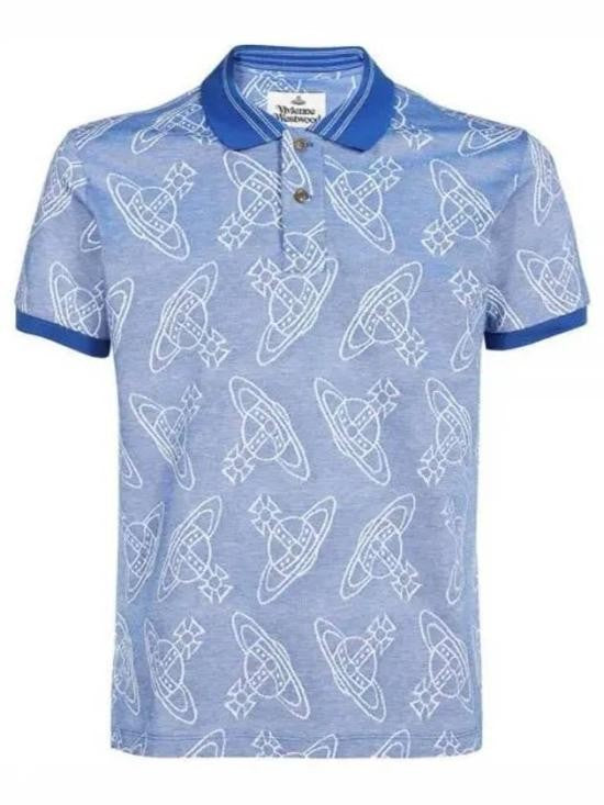 Vivienne Westwood Polo Shirt With Unique All-Over Print