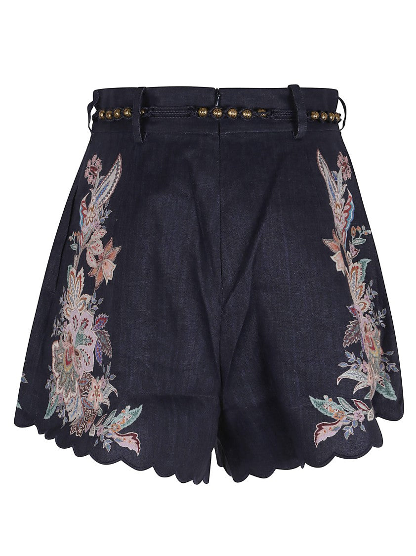 Zimmermann Tailored Linen Bermudas