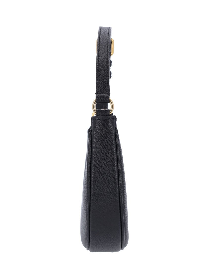 Valentino Garavani "Vlogo Signature" Mini Hobo Bag Black