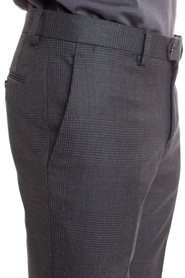 Lardini Double-Breasted Wool Check Suit