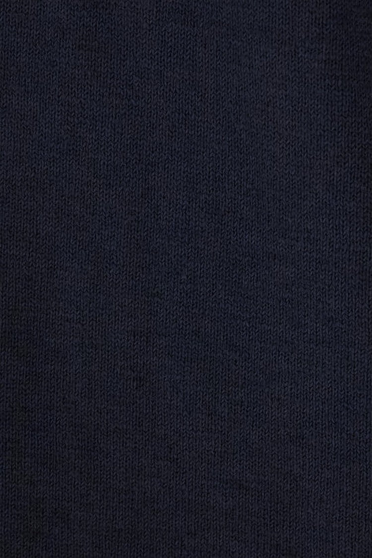 Stone Island Relaxed Fit Black Sweater With Crew Neck Design