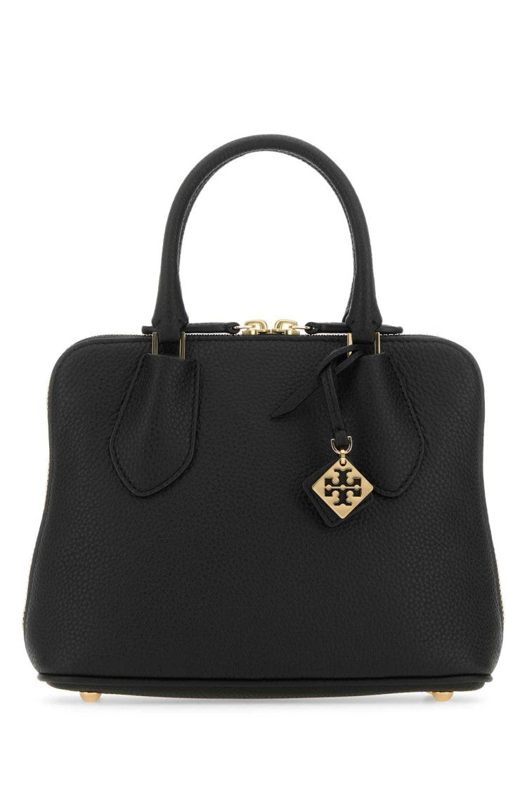Tory Burch Black Leather Mini Swing Handbag