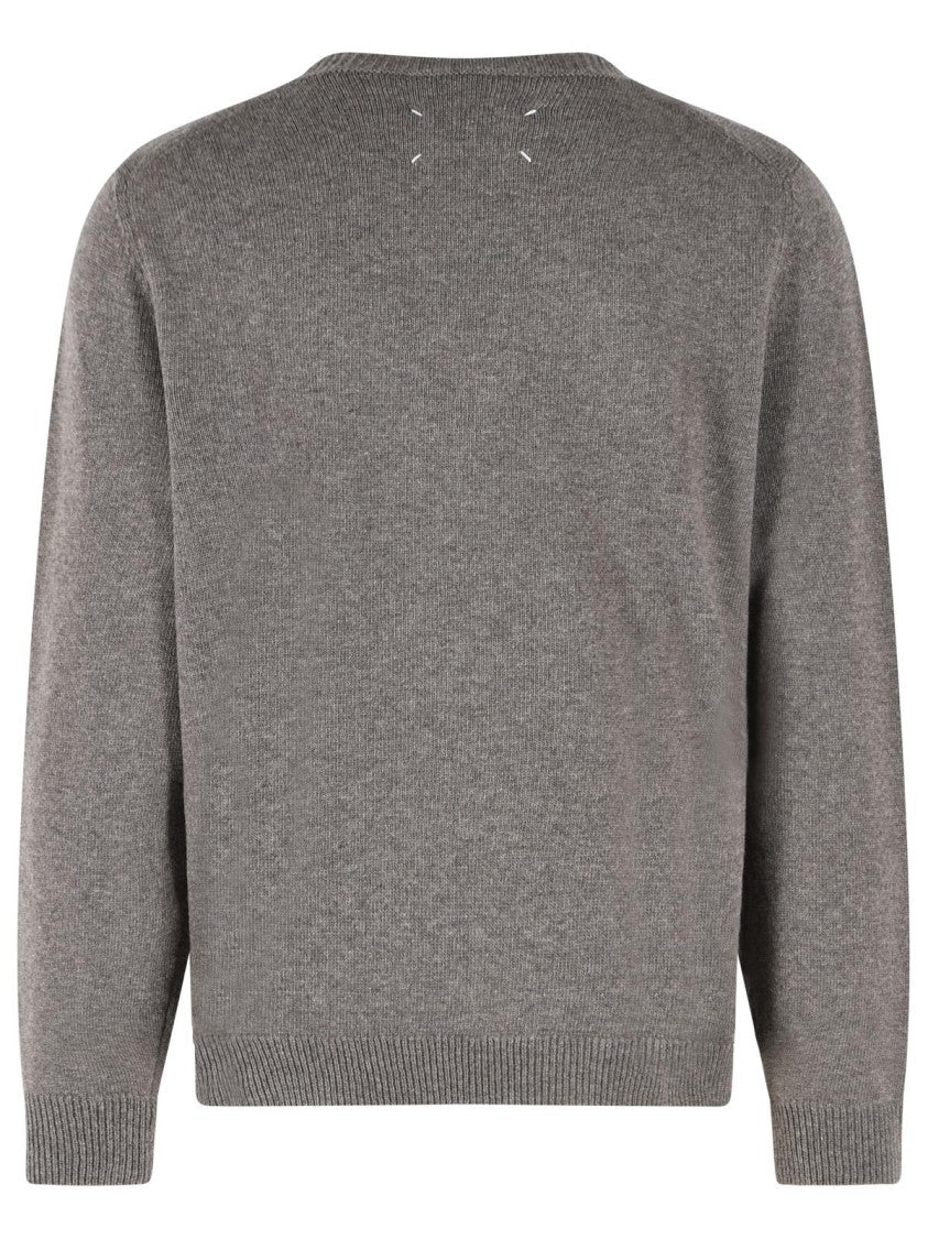 Maison Margiela 'Fused' Beige Virgin Wool Sweater