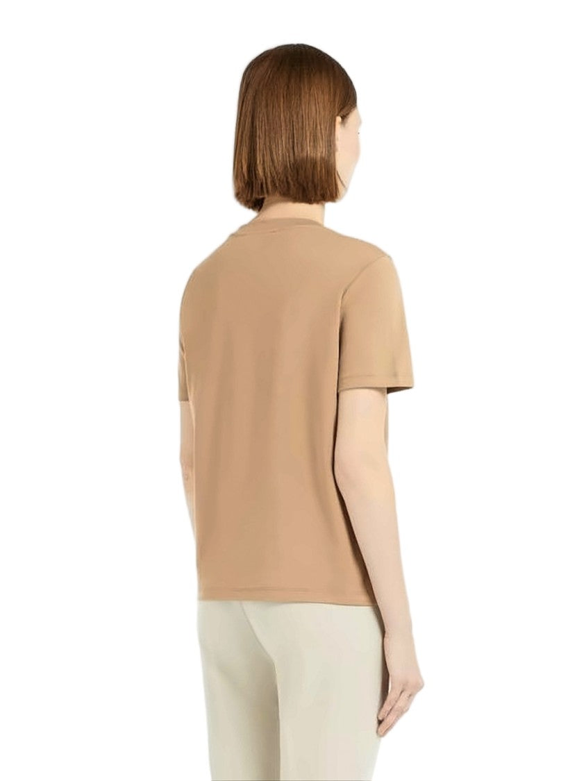 Max Mara Relaxed Fit Beige T-Shirt