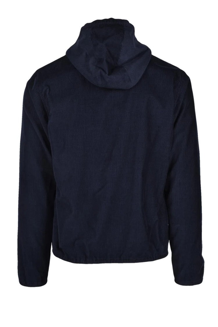 Tombolini Blue Corduroy Jacket With Zip Closure