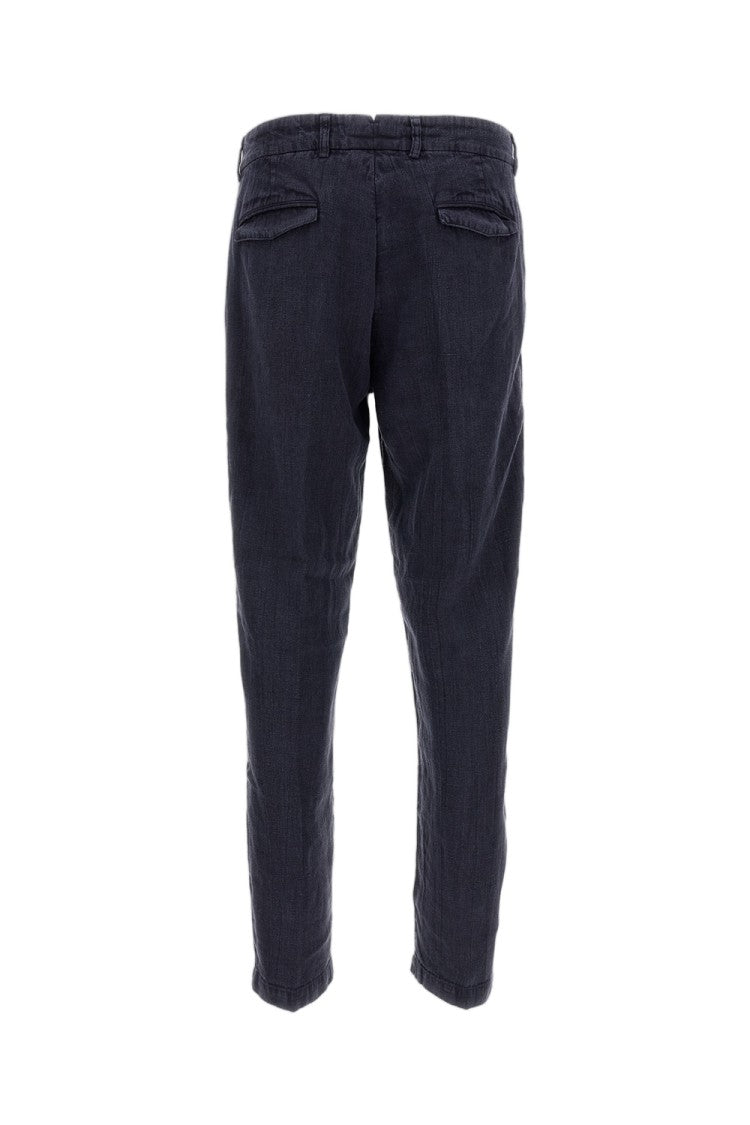 Original Vintage Linen Pleated Front Pants