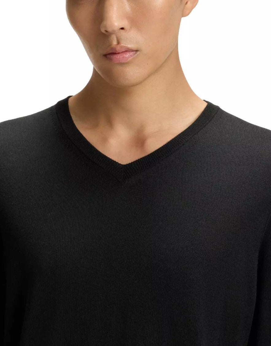Hugo Boss Melba V-Neck Virgin Wool Sweater