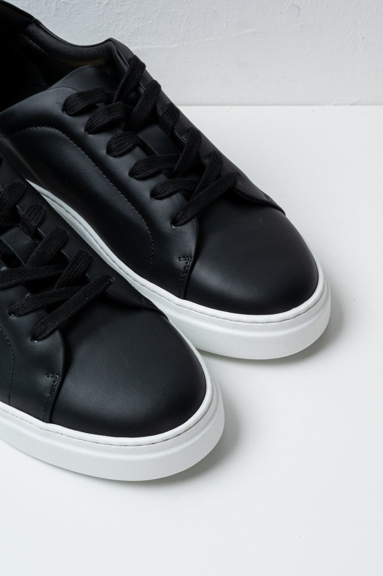 Pantofola D'oro Black Foro Italico Leather Sneakers