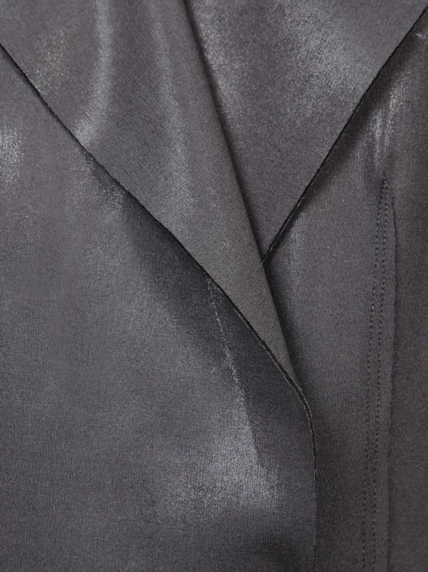 Norma Kamali Grey Blazer Jacket