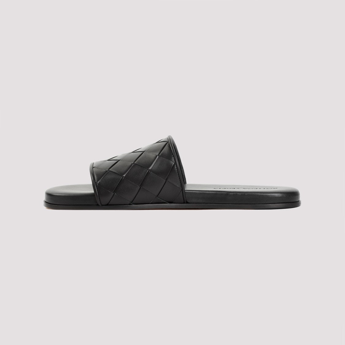 Bottega Veneta Sunday Black Lamb Leather Mules