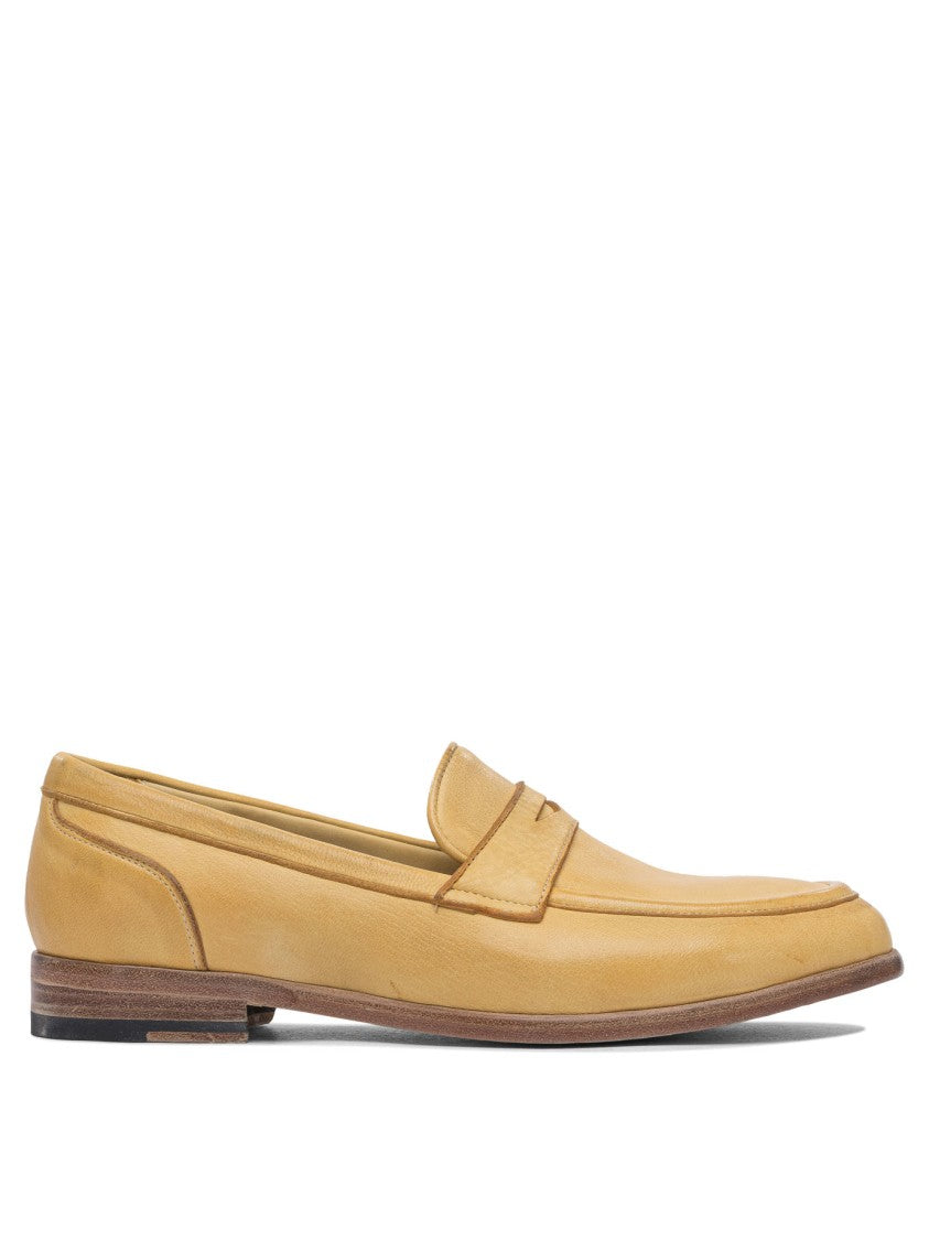 Sturlini Leather Loafers With Silhouette