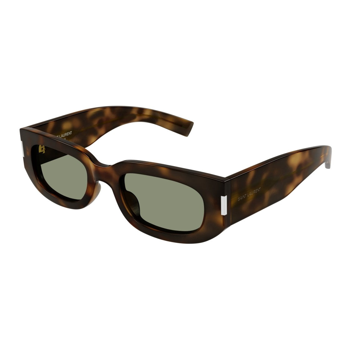 Saint Laurent Sl 697 Rectangular Tortoiseshell Acetate Sunglasses