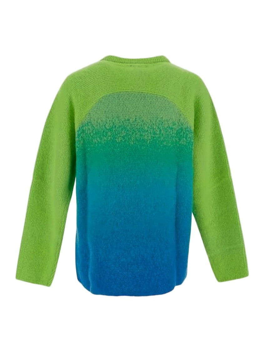 Erl Gradient Mohair Blend Sweater With Relaxed Fit