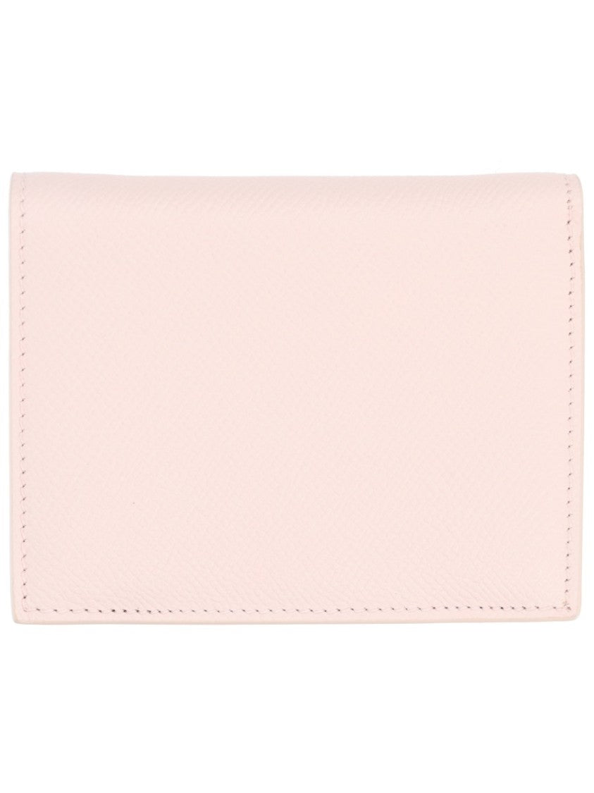 Ferragamo Pale Pink Calf Leather Wallet