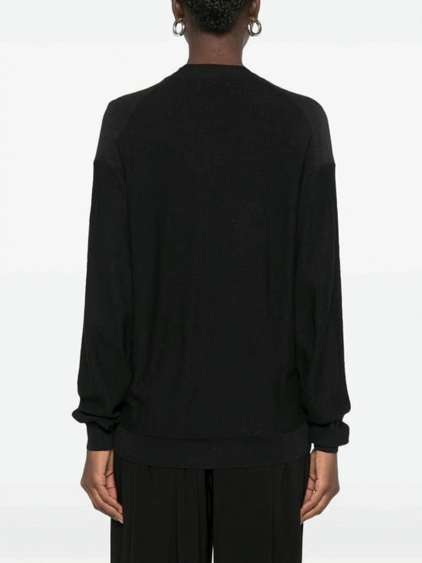 Lemaire Deep V-Neck Cardigan With Button-Down Front