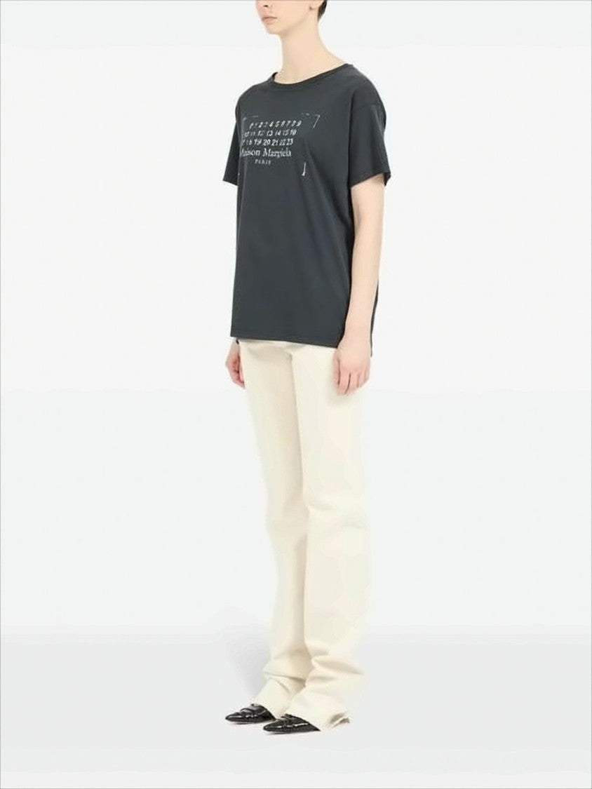 Maison Margiela Relaxed-Fit Cotton T-Shirt With Graphic Art