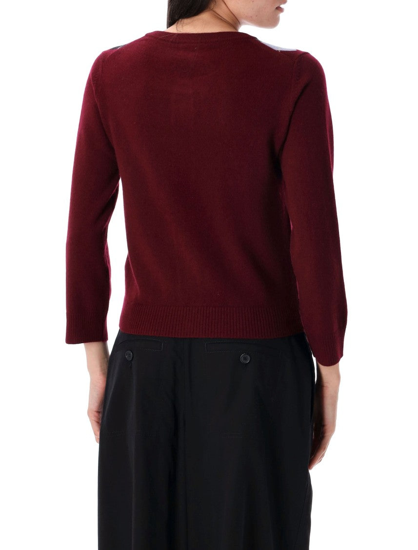 Ganni Argyle Cardigan