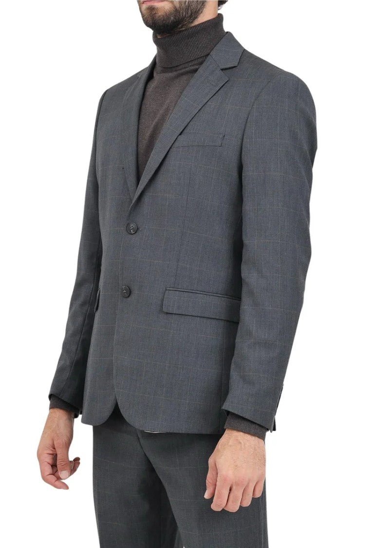 Selected Wool Blend Jacket - Grey