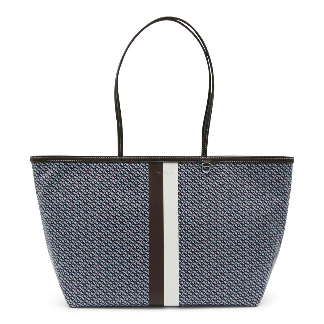 Tory Burch Textured Geometric Pattern Tote
