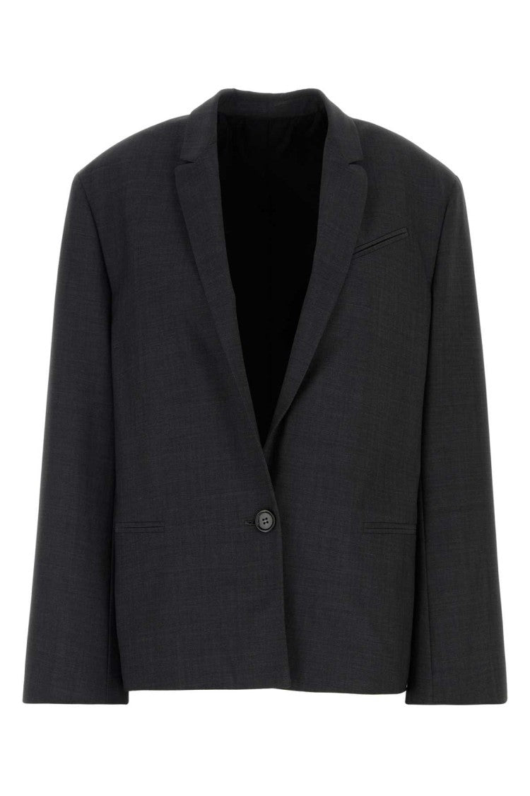 Philosophy Di Lorenzo Serafini Graphite Stretch Jersey Blazer