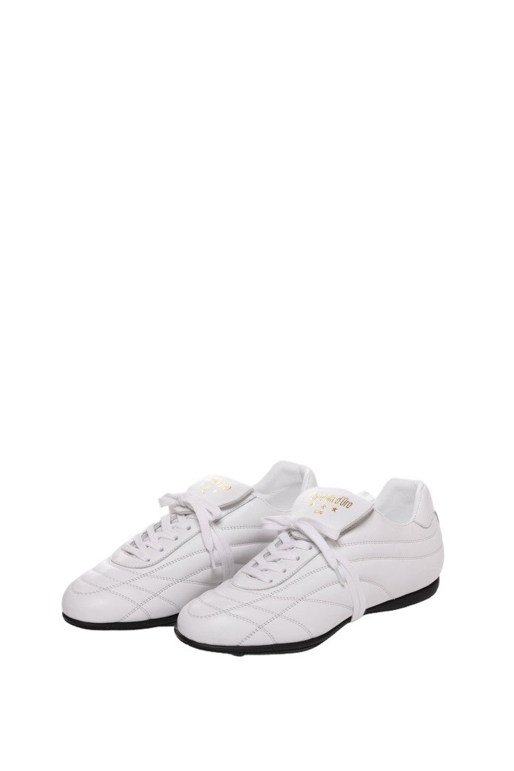 Pantofola D'oro Blue Soft Nappa Leather Vibram Sneakers