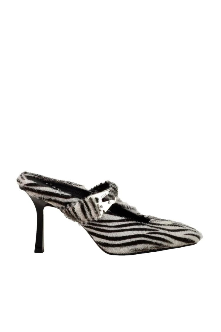 Msgm Leather Shoes - Black/White
