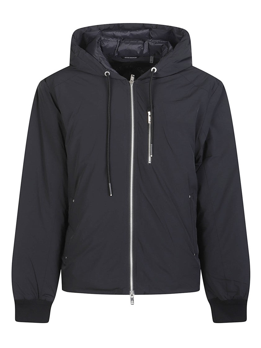 Moose Knuckles Northdale Ring-Detail Hooded Down Jacket