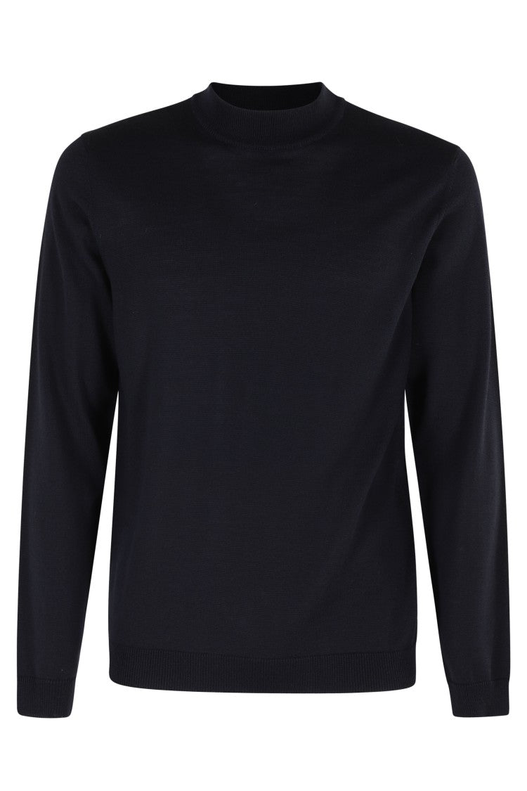 Roberto Collina Long-Sleeve Round Neck Wool Sweater