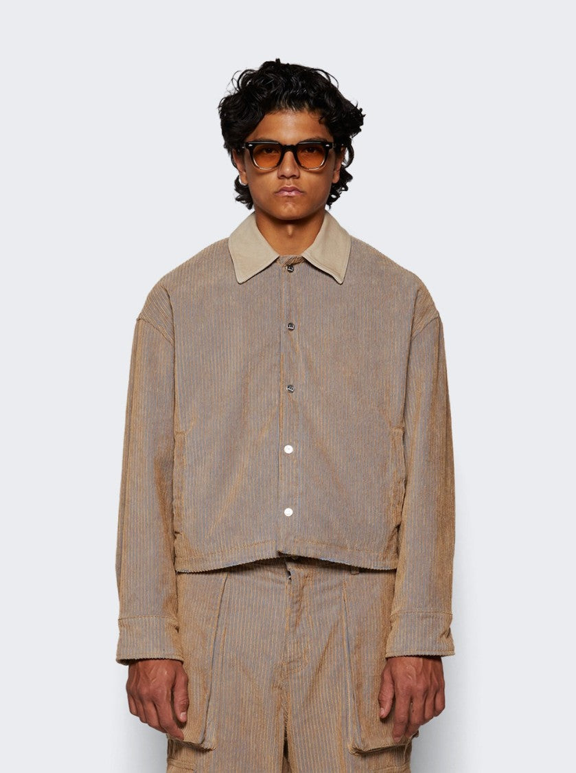 Nahmias Corduroy Box Jacket Beige