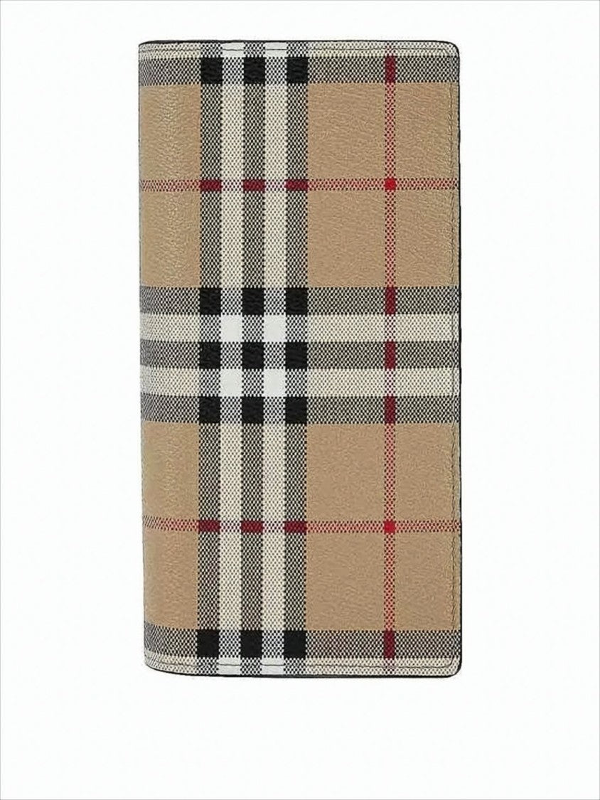 Burberry Classic Check Pattern Long Wallet