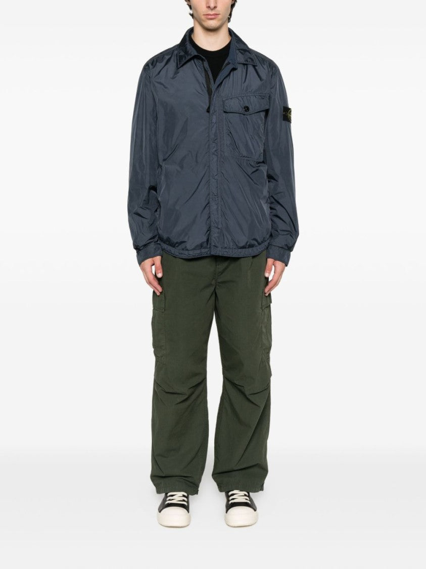 Stone Island Versatile Lightweight Polyamide Jacket With Buttoned Pocket
