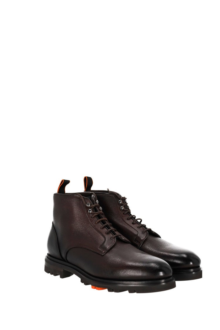 Santoni Deer Leather Polacchino Mod. Logan